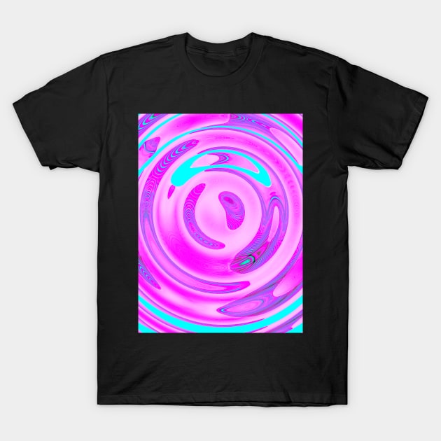 Waterdrop Vaporwave Pattern T-Shirt by GLITCH.HUB